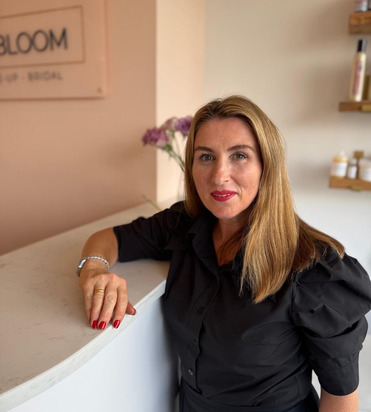 Kelly at Beauty in Bloom